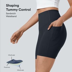 HALARA Women's UltraSculpt Black Bike Shorts